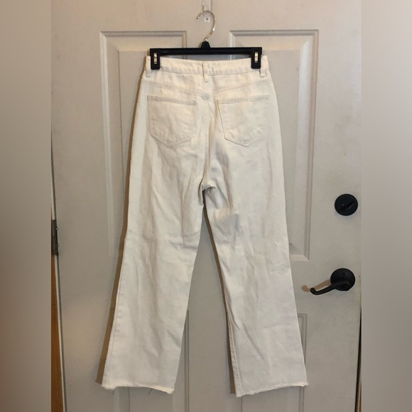 Woman’s Rare Size M Aerin White Jeans - Picture 4 of 9